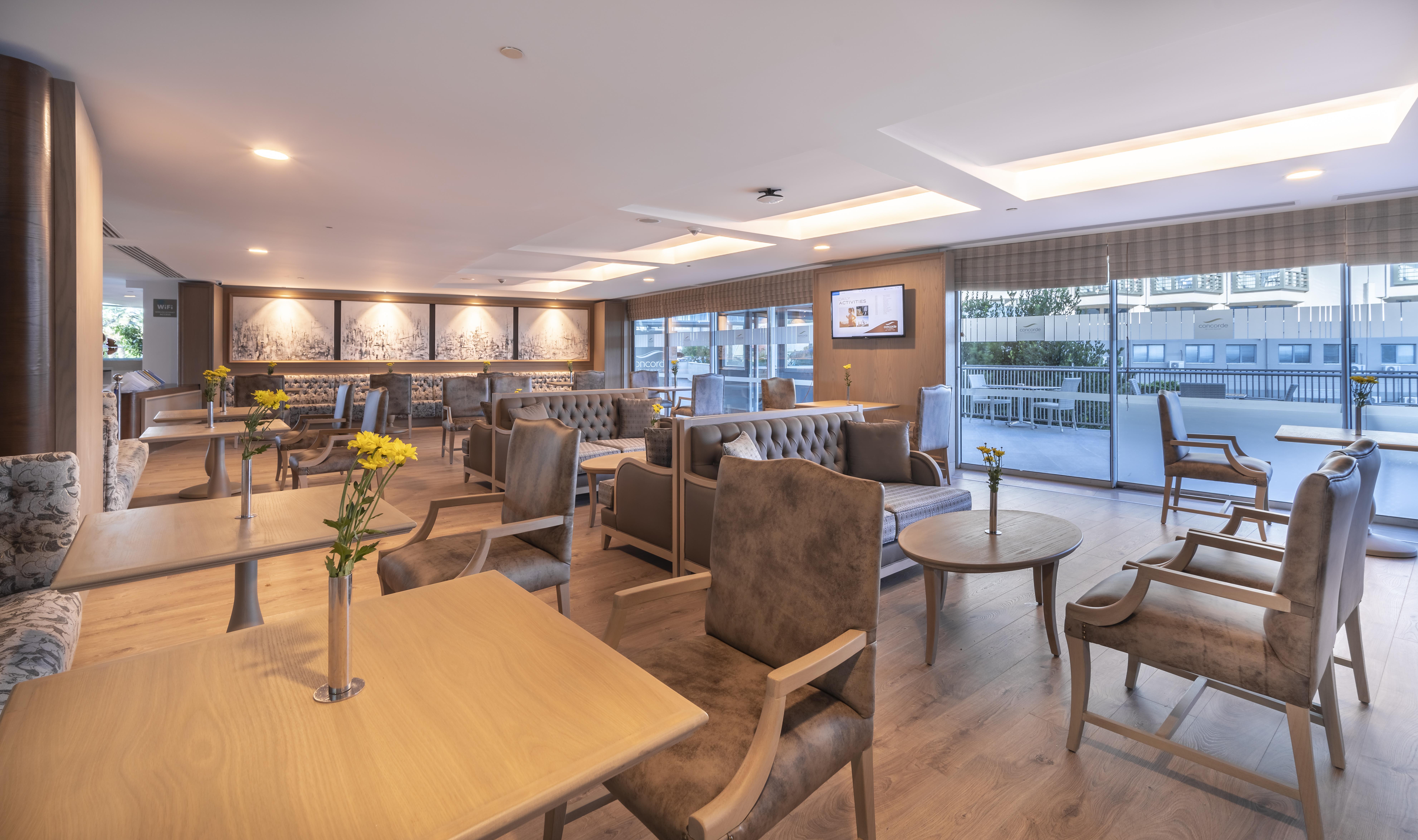Concorde De Luxe Resort Antalya Exterior foto The lounge at the airport